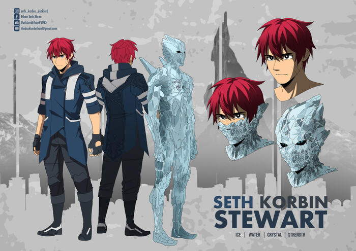 The main character of the story and leader of the heroes.
